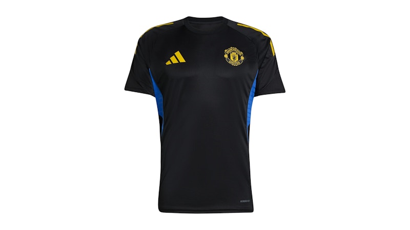 adidas Tiro 25 Competition Jersey Manchester United Black Hi-Res Blue Tribe Yellow
