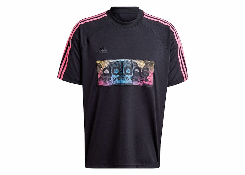 adidas Tiro Mesh Applique Jersey Black