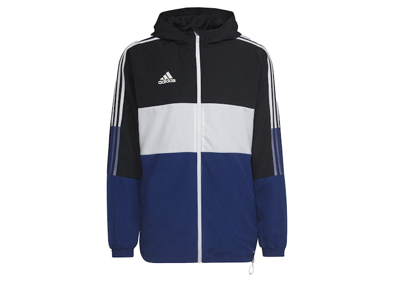 adidas Tiro Primeblue Warm Windbreaker Black/Victory Blue