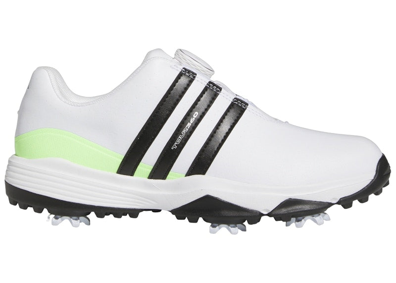 adidas Tour360 24 BOA Golf Cloud White Core Black Green Spark (GS)