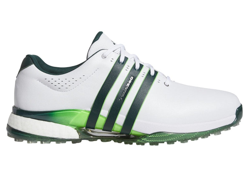 adidas Tour360 25 Spikeless Golf Cloud White Aurora Ivy Lime Burst