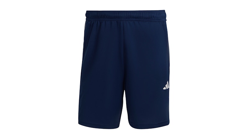 adidas Train Essentials Pique 3-Stripes Shorts Dark Blue White