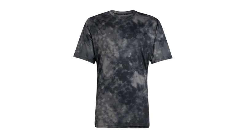 adidas Train Essentials Seasonal All Over Print Tee Black