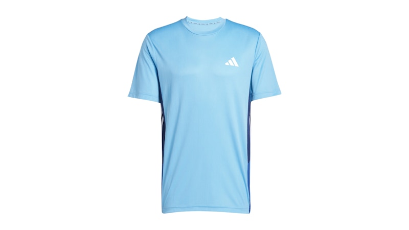 adidas Train Essentials Seasonal Colorblock T-Shirt Semi Blue Burst