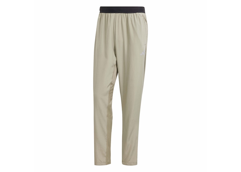adidas Train Essentials Seasonal Woven Training Pants Silver Pebble
