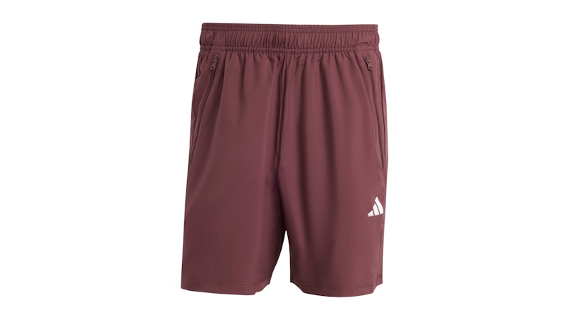 adidas Train Essentials Woven Shorts Aurora Ruby White