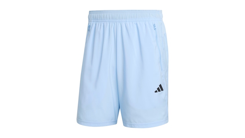 adidas Train Essentials Woven Shorts Glow Blue Black