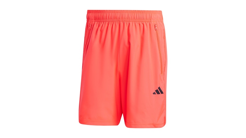 adidas Train Essentials Woven Shorts Lucid Red Black