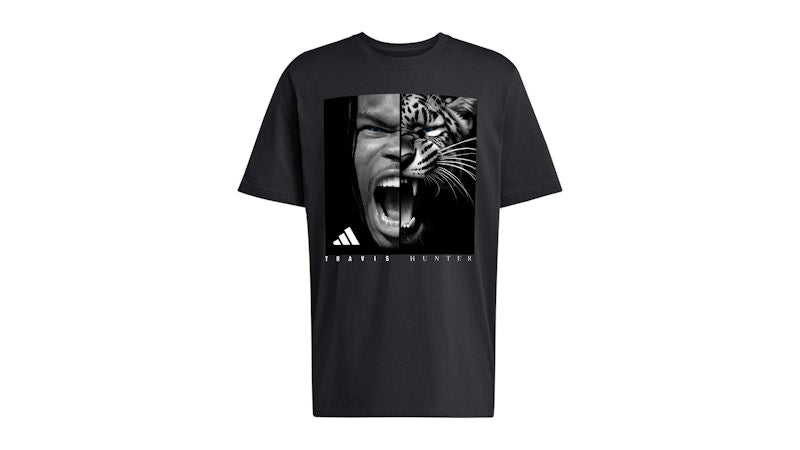 adidas Travis Hunter Start Of Season Graphic Tee Black