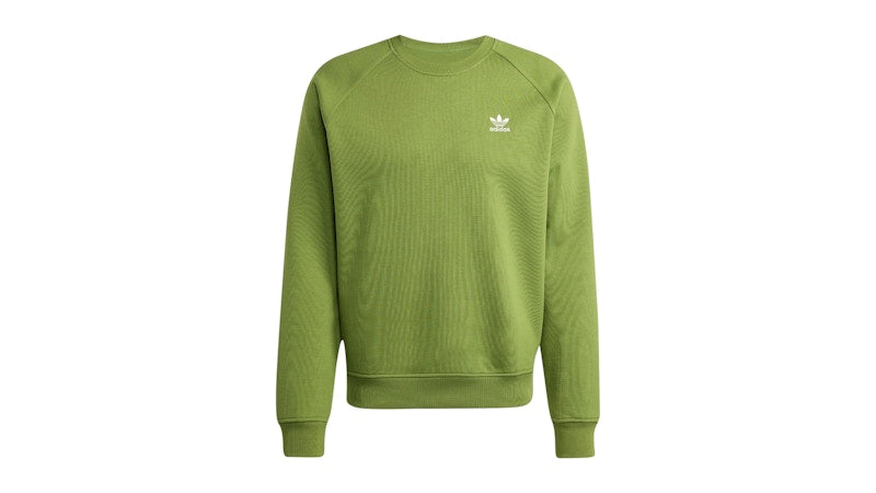 adidas Trefoil Essentials Crew Sweatshirt Tech Olive