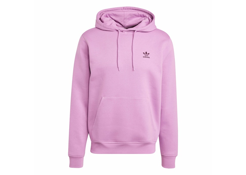 adidas Trefoil Essentials Hoodie Preloved Purple