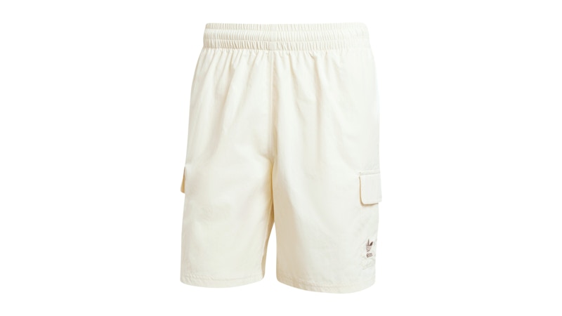 adidas Trefoil Essentials Woven Cargo Shorts Wonder White