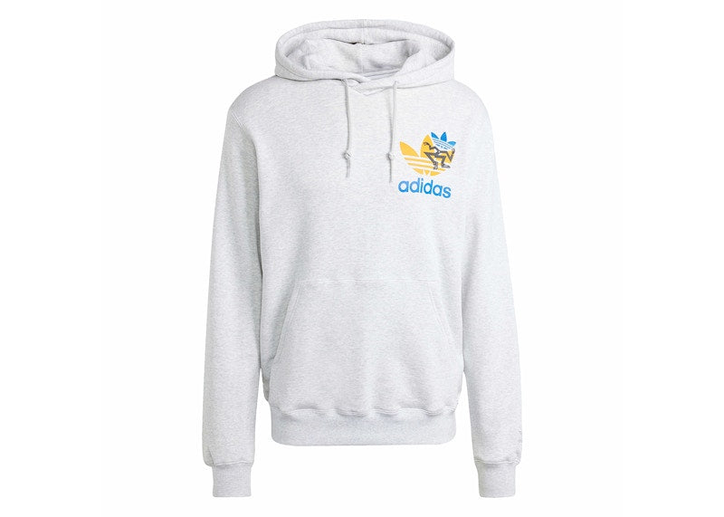 adidas Trefoil Hoodie Light Grey Heather
