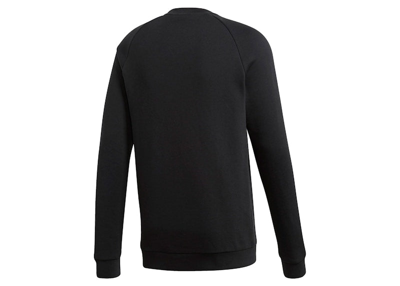 adidas Trifoil Warm-Up Crew Sweatshirt Black/White
