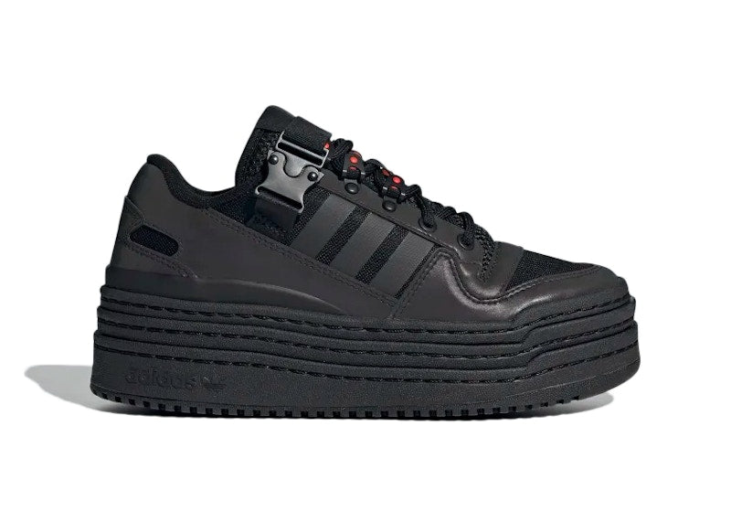 adidas Triple Platforum Low Core Black Solar Red