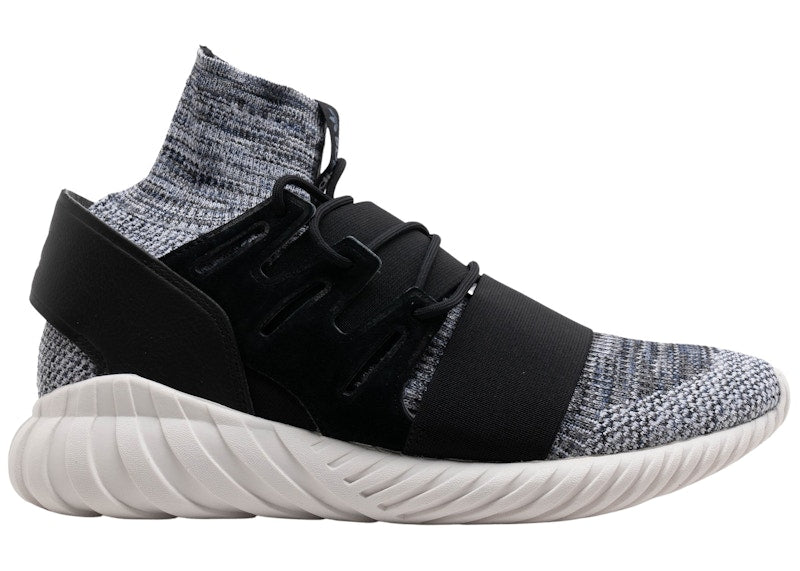 adidas Tubular Doom Primeknit Black Grey Tech Ink