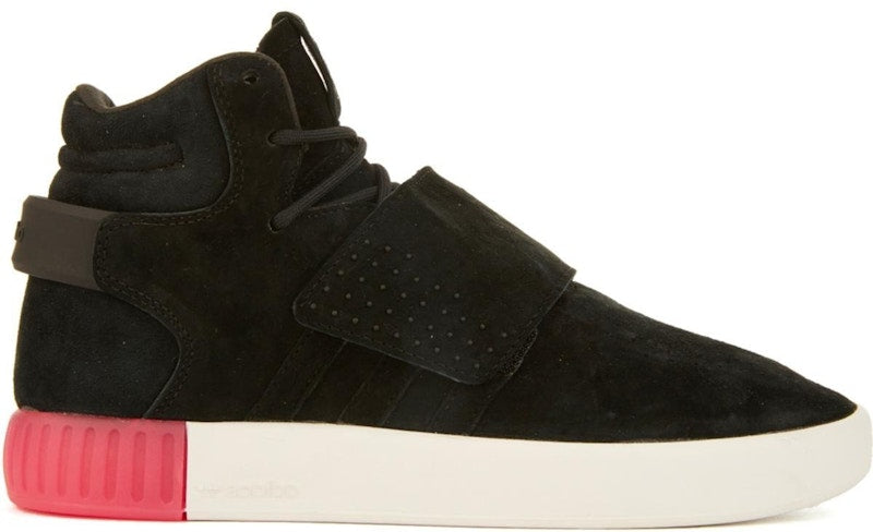 adidas Tubular Invader Strap Core Black Shock Pink (Women's)