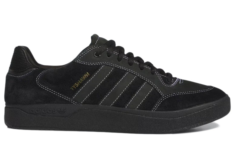 adidas Tyshawn Low Black White Gold Metallic