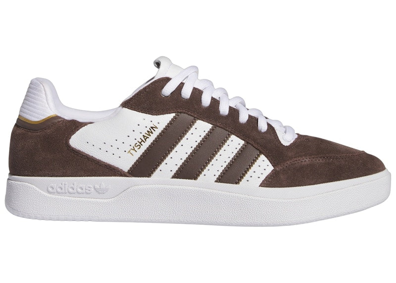 adidas Tyshawn Low Brown Cloud White Gold Metallic