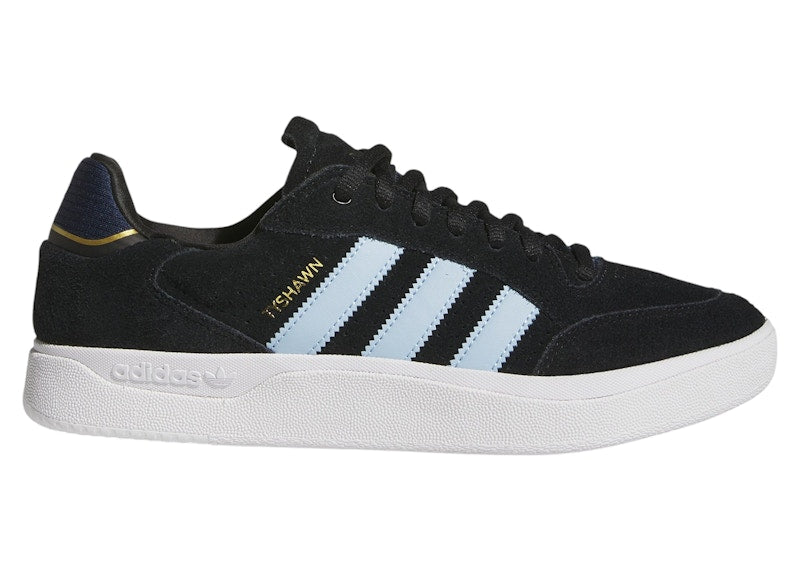 adidas Tyshawn Low Core Black Clear Sky Collegiate Navy