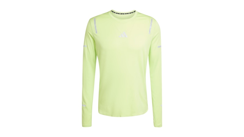 adidas Ultimate Reflective Long Sleeve Long-Sleeve Top Pulse Lime