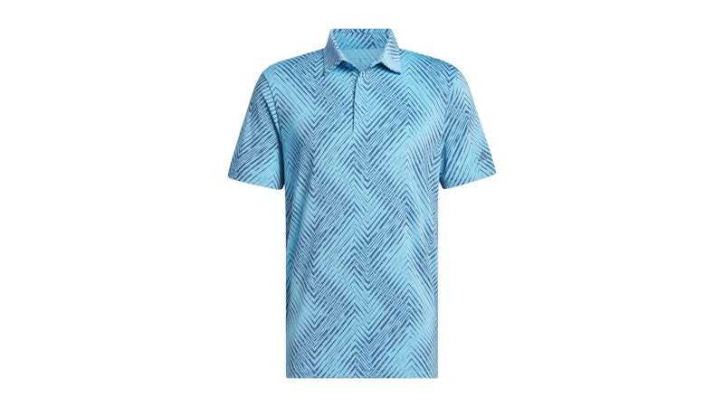 adidas Ultimate365 Allover Print Polo Shirt Semi Blue Burst/Preloved Ink