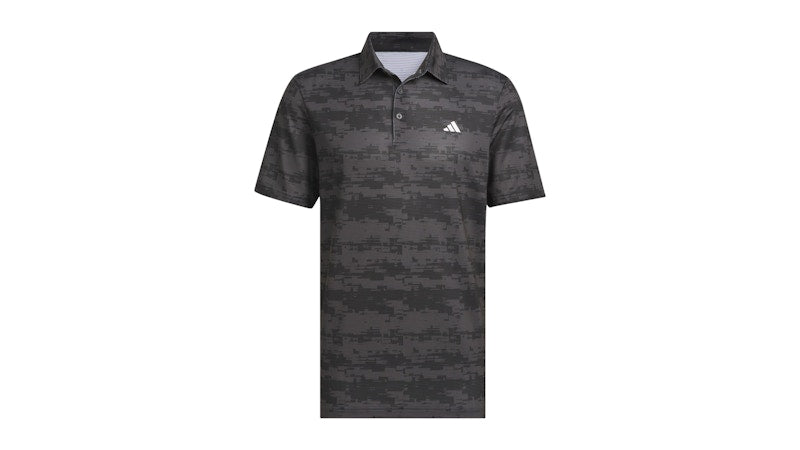 adidas Ultimate365 Heat.Rdy Stripe Polo Shirt Carbon/Black