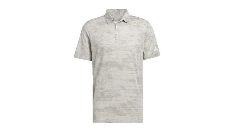 adidas Ultimate365 Textured Stripe Polo Shirt Alumina/Silver Pebble