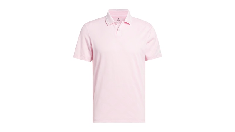 adidas Ultimate365 Tour Nylon Polo Shirt Clear Pink