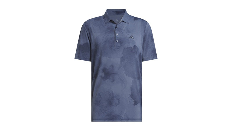 adidas Ultimate365 Tour Printed Cool Feeling Left Chest Polo Shirt Collegiate Navy Preloved Ink