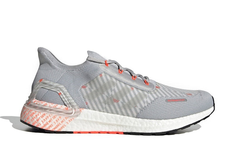 adidas Ultra Boost 20 City Light Grey Solar Red