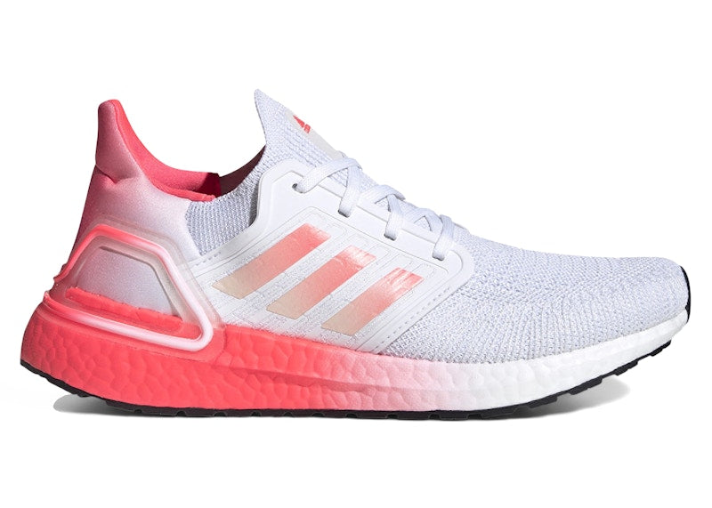 adidas Ultra Boost 20 White Signal Pink (Women's)