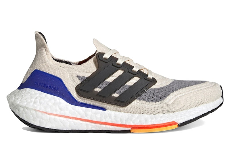 adidas Ultra Boost 21 Wonder White Carbon Solar Red (GS)