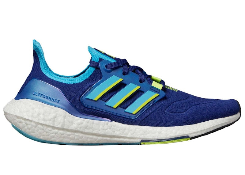 adidas Ultra Boost 22 Legacy Indigo Sky Solar Yellow