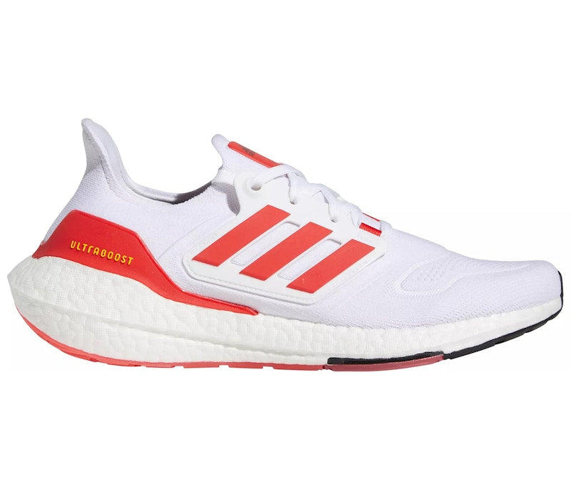 adidas Ultra Boost 22 White Vivid Red