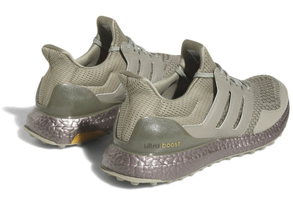 adidas Ultra Boost Spikeless Golf Silver Pebble Olive Strata