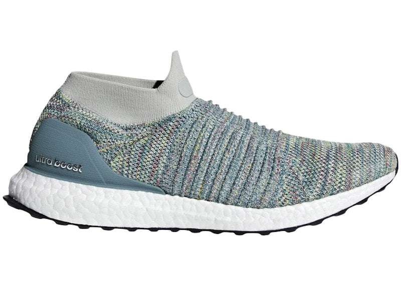 adidas Ultra Boost Laceless Ash Silver Multi Color