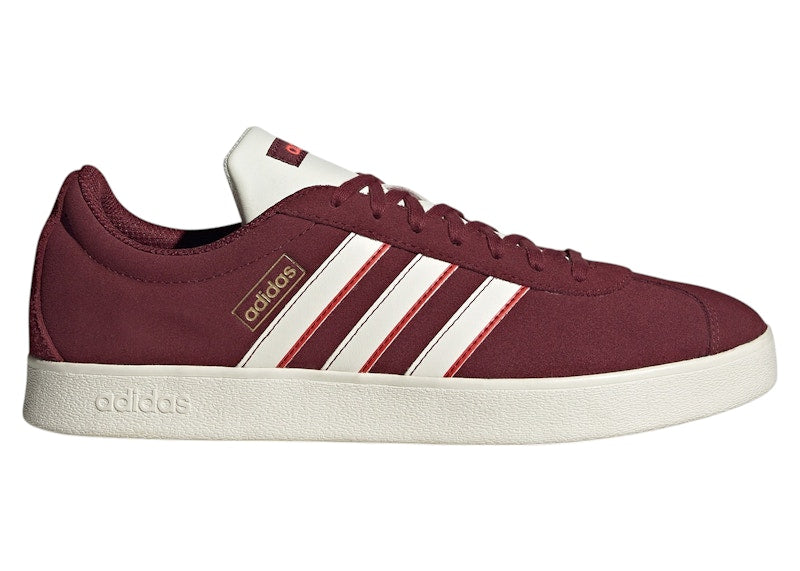 adidas VL Court 2.0 Shadow Red Off White Bright Red