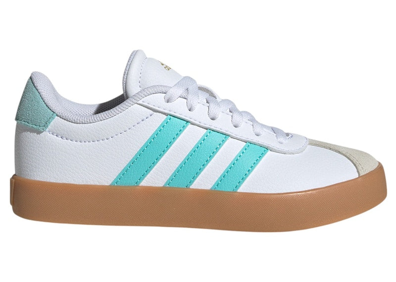 adidas VL Court 3.0 Cloud White Flash Aqua Alumina (GS)