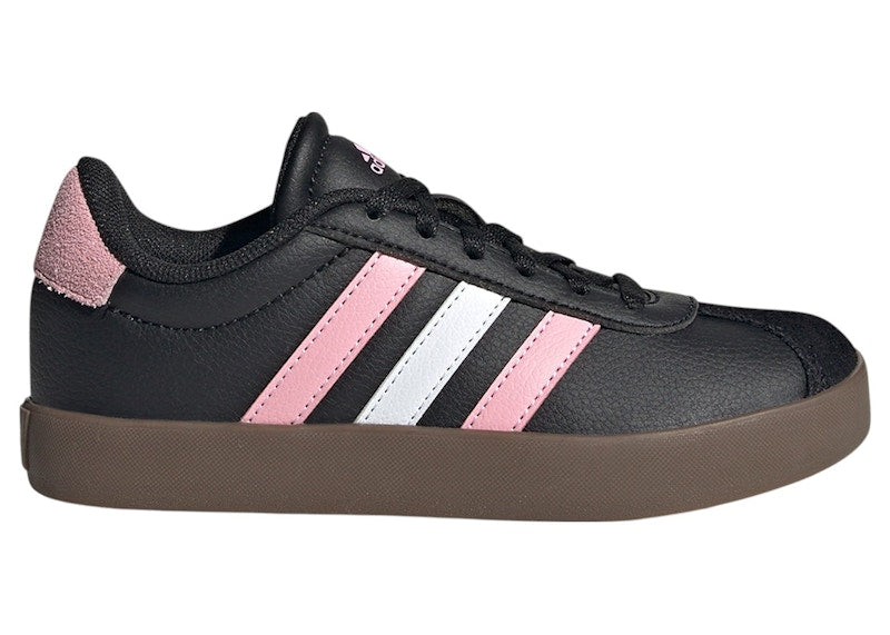 adidas VL Court 3.0 Core Black True Pink Cloud White (GS)