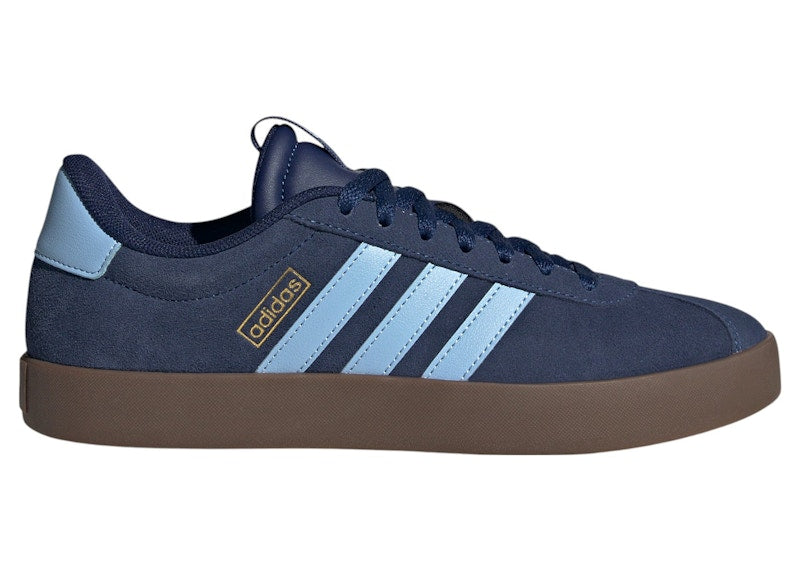 adidas VL Court 3.0 Dark Blue Glow Blue Cloud White (Women's)