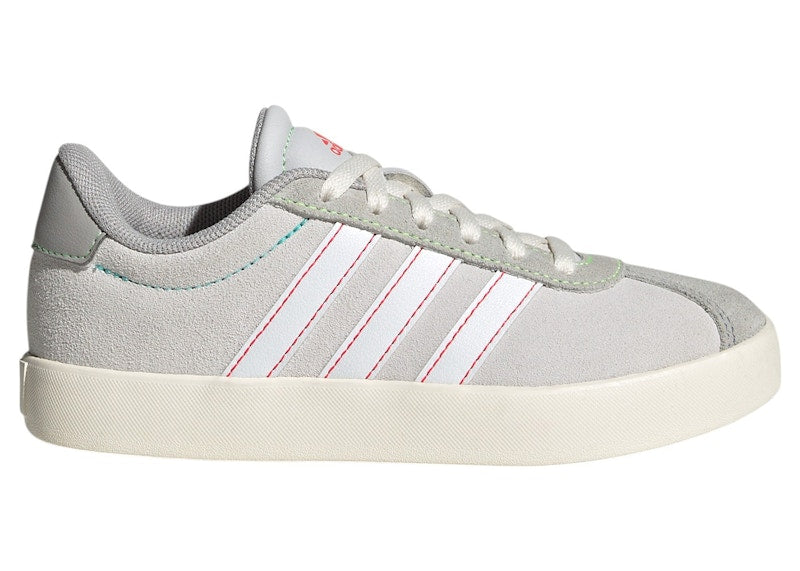 adidas VL Court 3.0 Dash Grey Cloud White Lime Burst (GS)