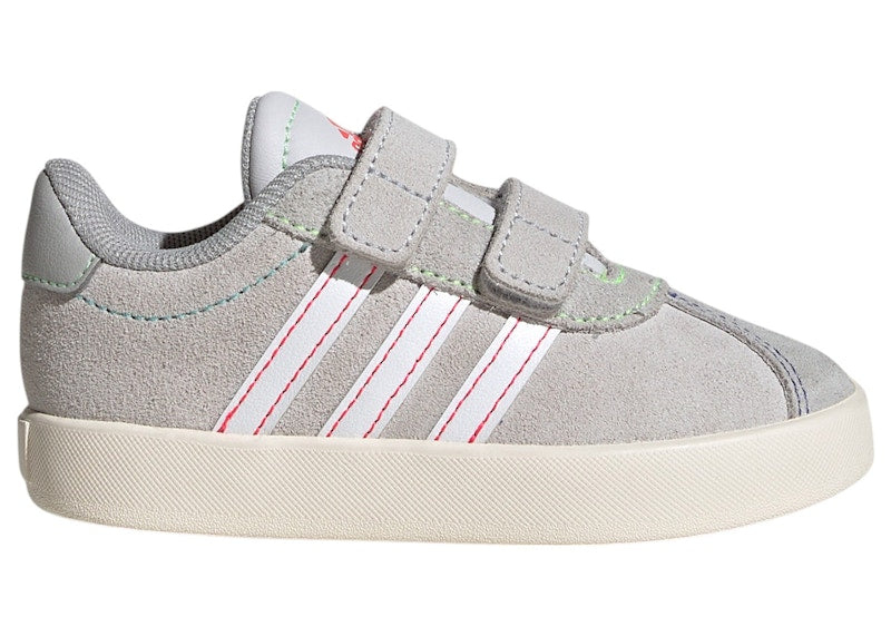 adidas VL Court 3.0 Dash Grey Cloud White Lime Burst (TD)