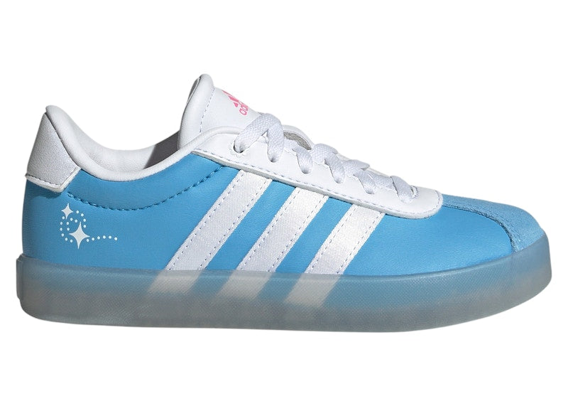adidas VL Court 3.0 Disney Cinderella Semi Blue Burst Cloud White Lucid Pink (GS)