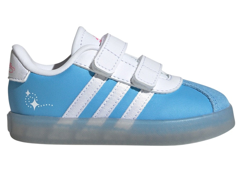 adidas VL Court 3.0 Disney Cinderella Semi Blue Burst Cloud White Lucid Pink (TD)