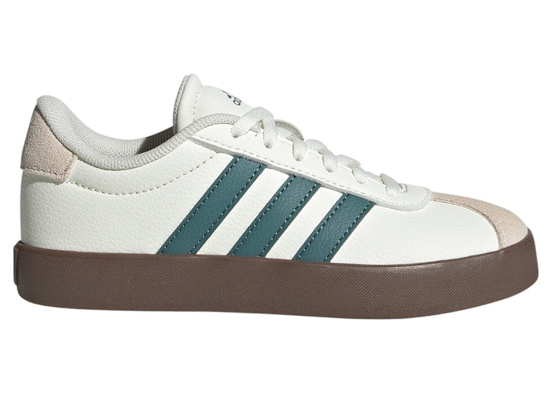 adidas VL Court 3.0 Off White Preloved Teal Wonder White (GS)