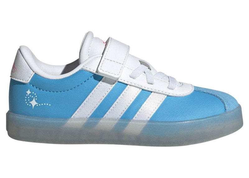 adidas VL Court 3.0 Semi Blue Burst Cloud White Lucid Pink (PS)