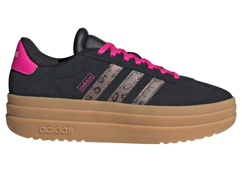 adidas VL Court Bold Core Black Wonder Beige Shock Pink (GS)