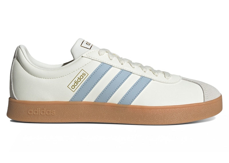adidas VL Court Classic Off White Wonder Blue Gold Metallic