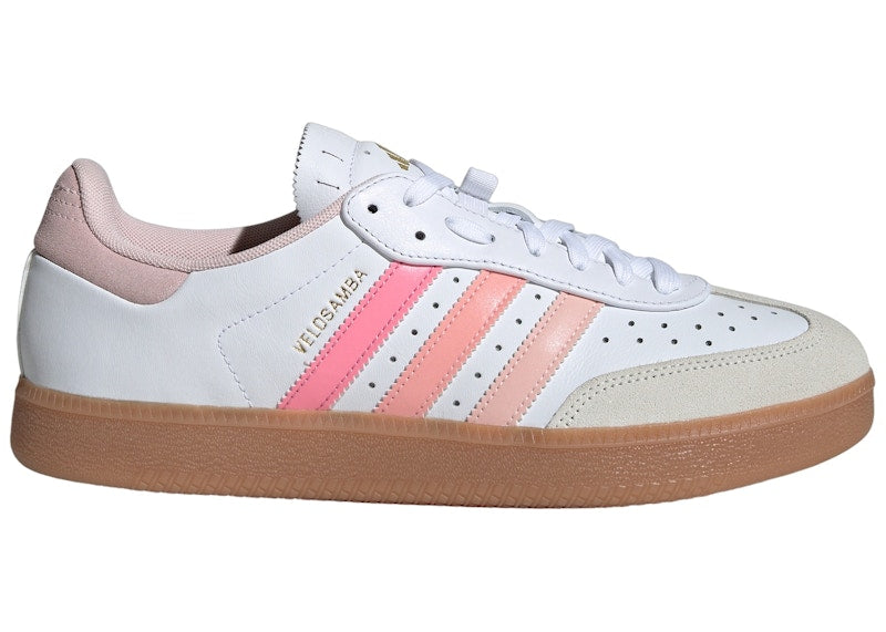 adidas Velosamba Leather Cloud White Sandy Pink Gold Metallic